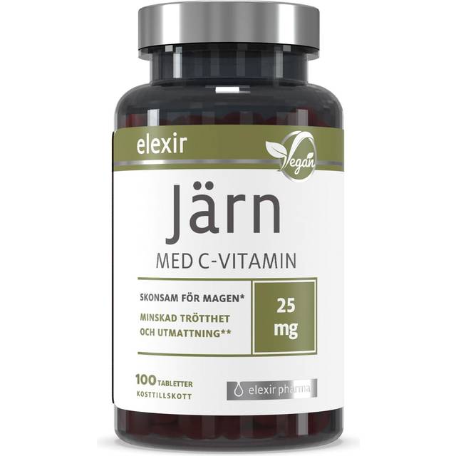 Elexir Pharma Järn med C-Vitamin 100 tabletter - Multi