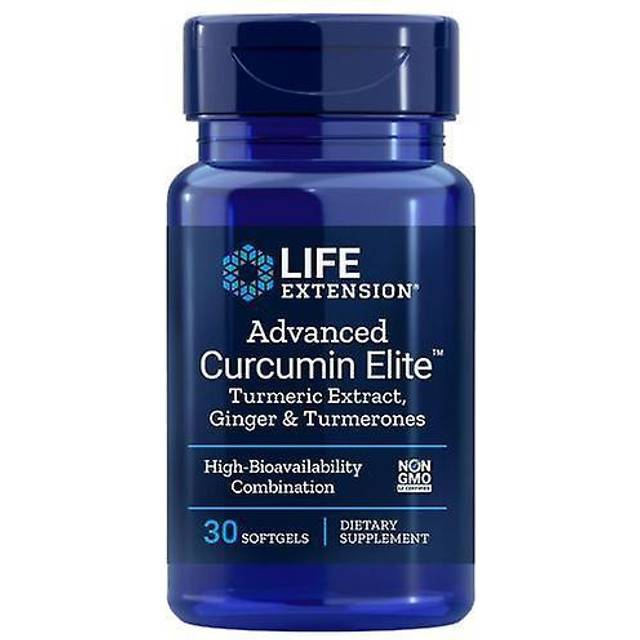 Life Extension Advanced Curcumin Elite Turmeric Extract Ginger & Turmerones 30 Softgels