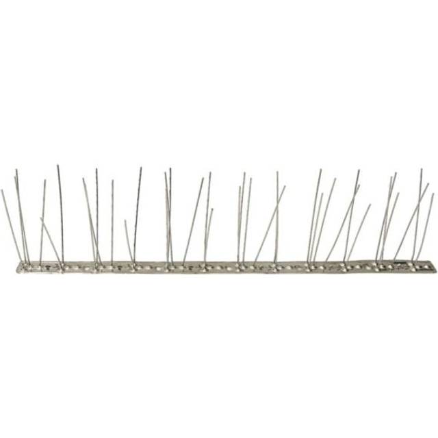 vidaXL 5-row Stainless Steel Bird & Pigeon Spikes Set of 10 5 m