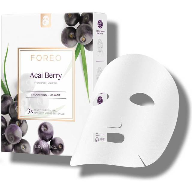 FOREO Farm to Face Masks x3 - Acai Berry, One Colour, Women