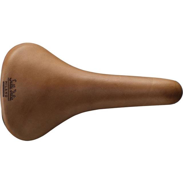 Sella Italia Unisex – vuxen Milano Turbo Bonnie, Bullitt, Racer sadel, Light Brown, OS