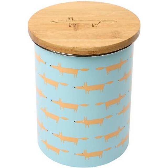 Scion Mr Fox Biscuit Storage Jar, Blue