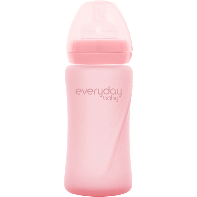 Everyday Baby Nappflaska Glas Healthy + Quiet Grey 240 ml