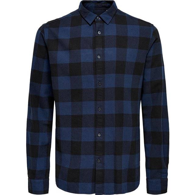 Only & Sons   Long sleeved Shirt ONSGUDMUND  - EU M - Blue - EU M