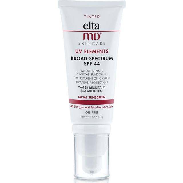 Uv Elements Moisturizing Physical Tinted Facial Sunscreen Spf 44 - For All Skin Types & Post-procedure Skin - 57g/2o