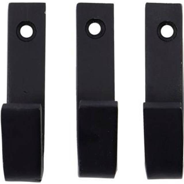 Bath Hooks 7 cm 3-pack, Black