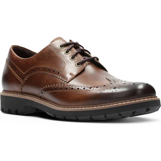 Clarks Batcombe Wing herr Derbys, Mörk solbränna lea, 44.5 EU