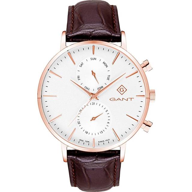 GANT Park Hill Day-Date II-IPR G121006 - Herr - 43 mm - Analogt - Quartz - Mineralglas - White (22 mm)
