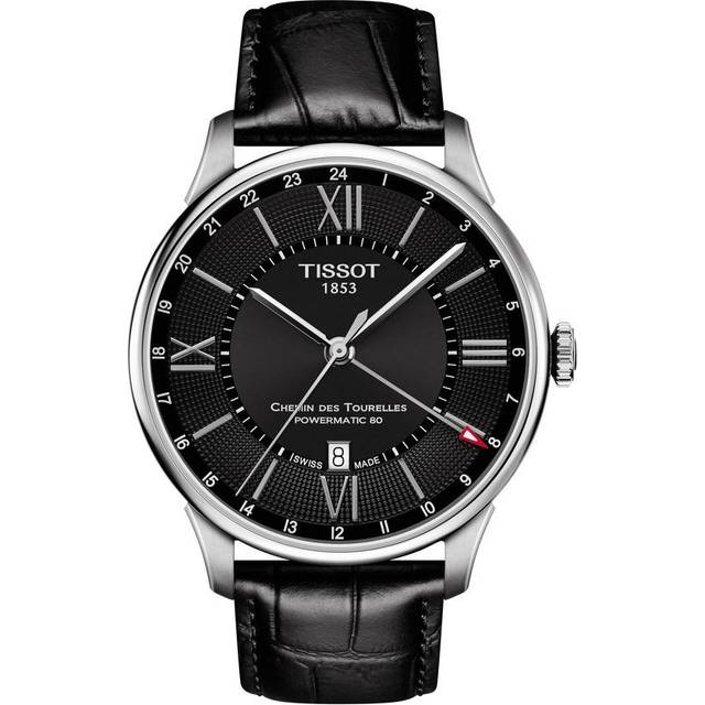 Tissot Watch Chemin Des Tourelles GMT - Black