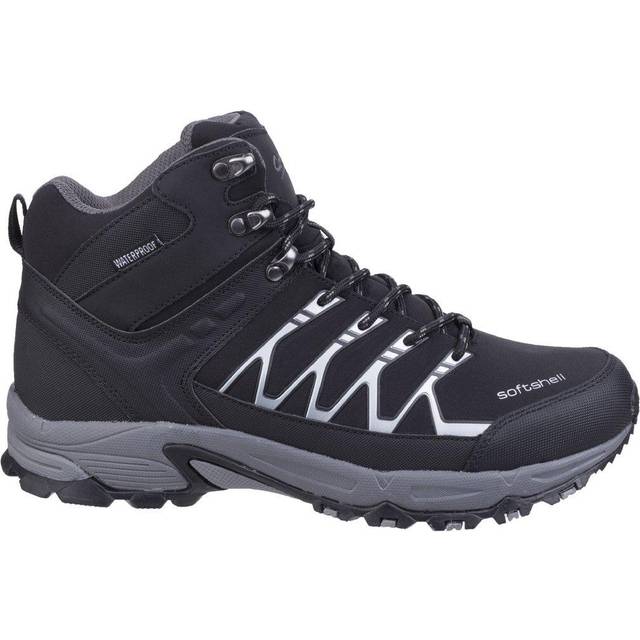 Cotswold Abbeydale Mid Waterproof Hiking Boots | Boots  | Black / Grey / Silver  | UK Size 12