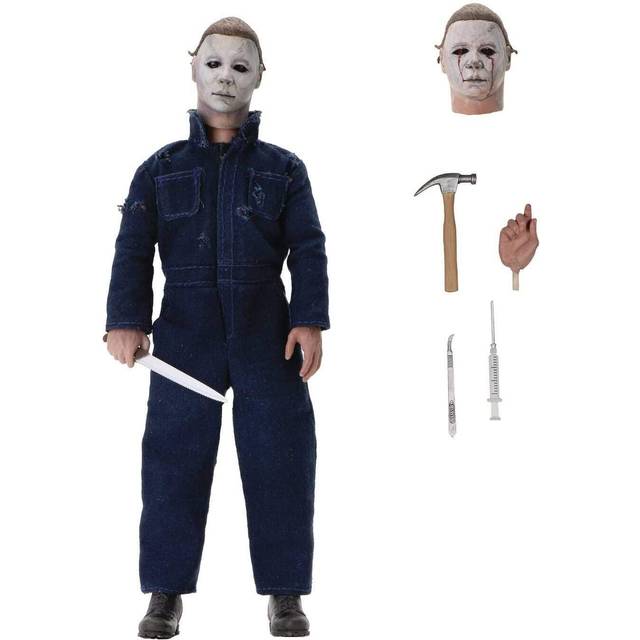 8" Halloween 2 Michael Myers Clothed Action Figure - Blue&#47;Skin Color (One-Size)