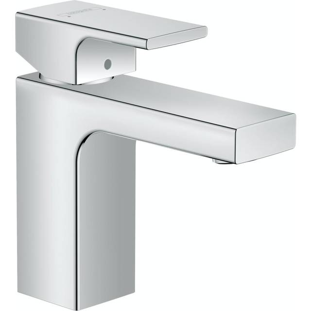 Vernis Shape Basin Mixer Tap 100 Chrome - 71569000 - Silver - Hansgrohe