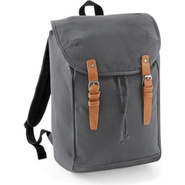 (One Size, Graphite Grey) Quadra Vintage Rucksack / Backpack