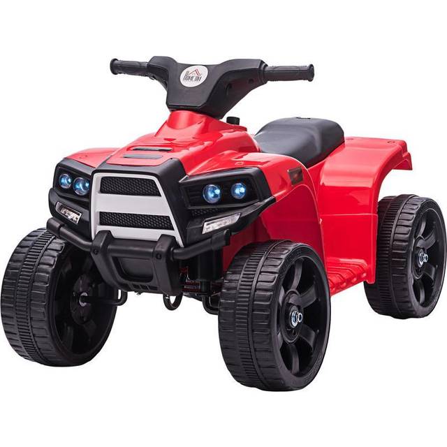 HOMCOM Kids Electric Ride On Quad Bike 6V - Black/Red | TJ Hughes Black