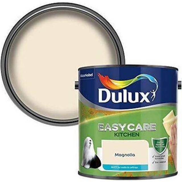 Dulux Easycare Kitchen Matt Paint, Magnolia, 2.5 Litre