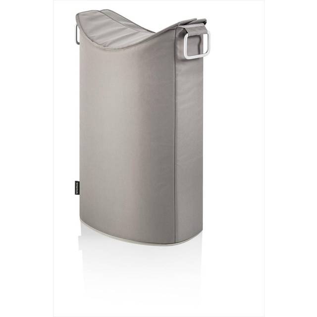 blomus tvättkorg fresco- tvättkorg 65 liter brungrå