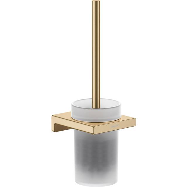 Hansgrohe AddStoris Brushed Bronze Wall Mounted Toilet Brush Holder