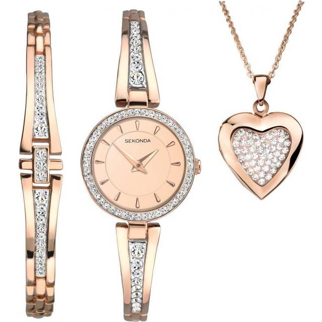 Sekonda Ladies 3 Piece Gift Set - Rose
