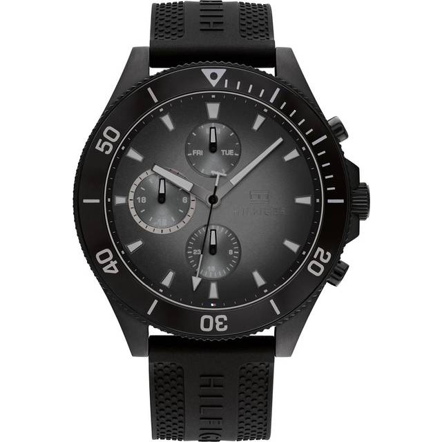 Tommy Hilfiger Larson 1791921 - Herr - 46 mm - Analogt - Quartz - Mineralglas - Grey (21 mm)