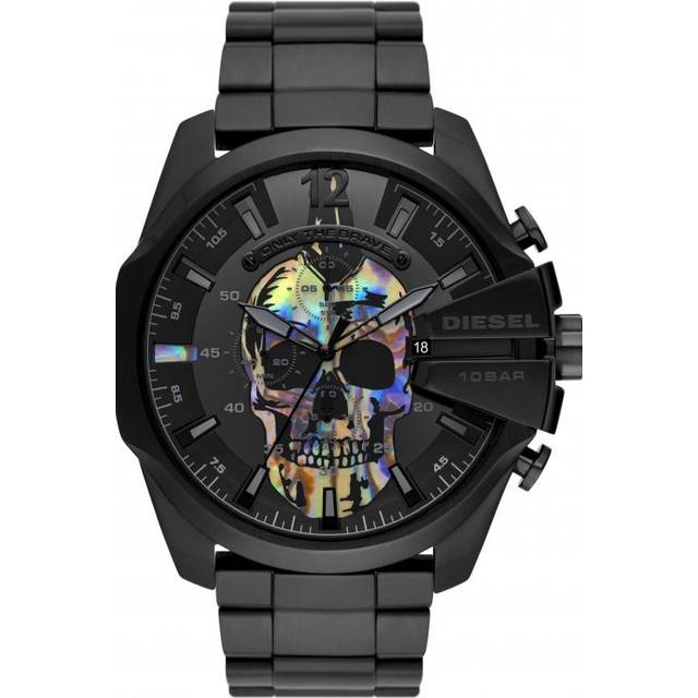 Diesel DZ4582 Mega Chief Analog Black Dial Mens Watch - One Size