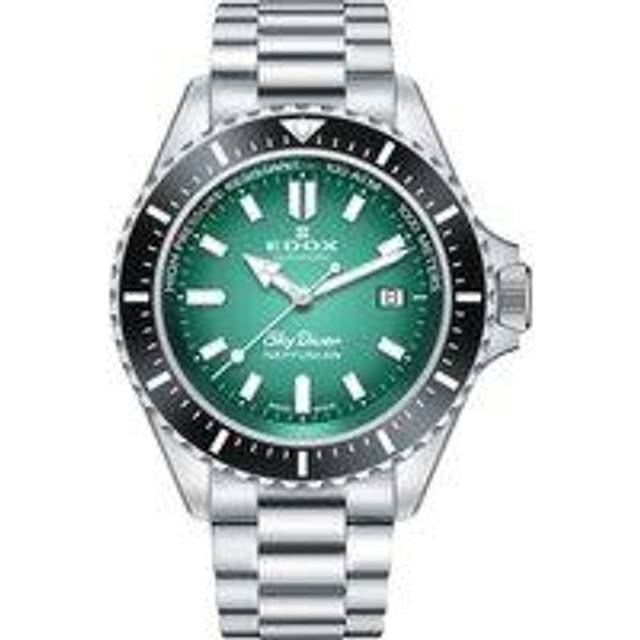 Edox 80120-3NM-VDN Skydiver Neptunian Automatik Herrenuhr 44mm 100ATM