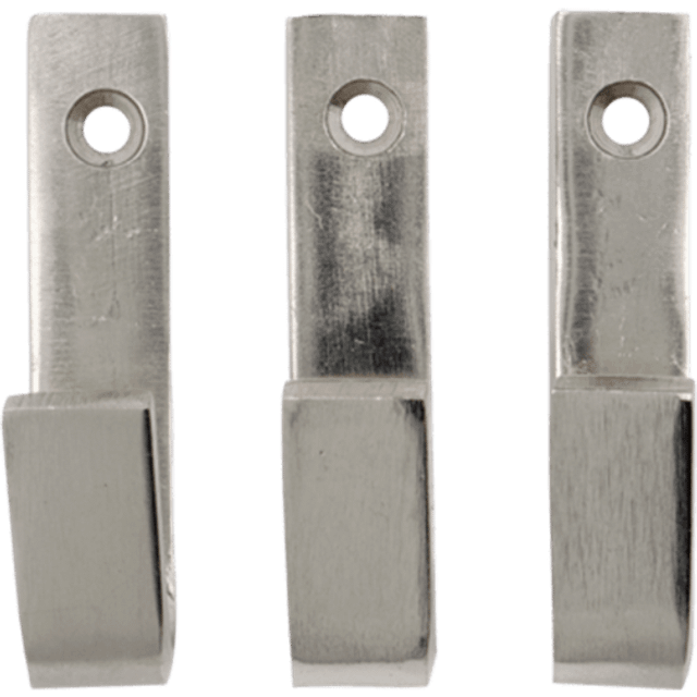 Bath Hooks 7 cm 3-pack, Silver