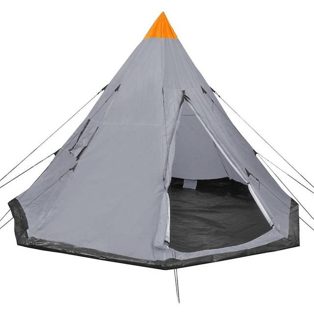 vidaXL 4-person Tent Grey
