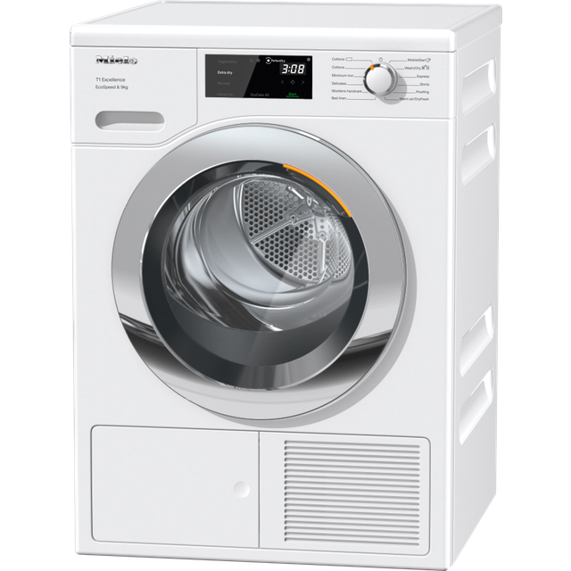 Miele TEH785 WP 9kg EcoSpeed Heat Pump Tumble Dryer White