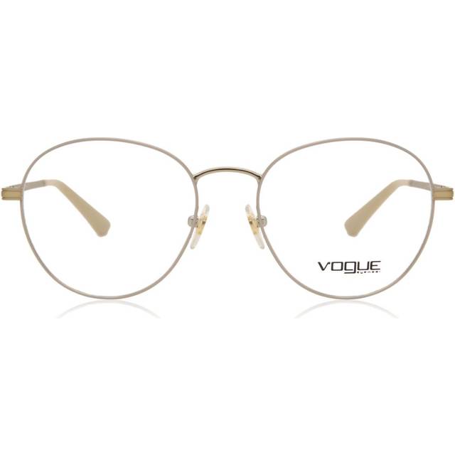 VOGUE Eyewear VO 4024 996, including lenses, ROUND Glasses, FEMALE - Gold