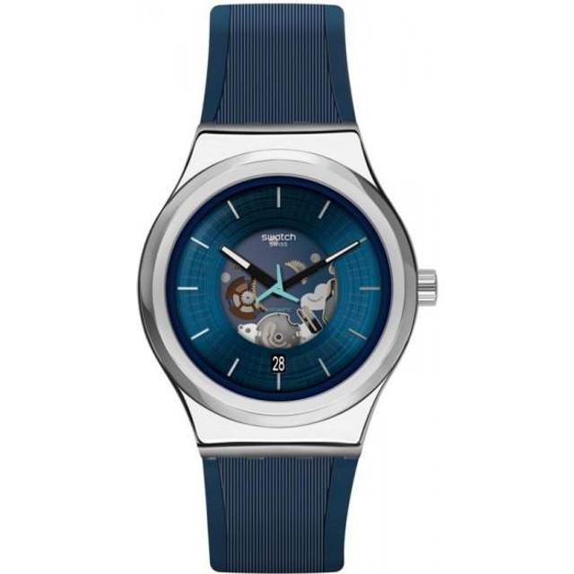 Swatch Blurang Watch YIS430 - Skeleton