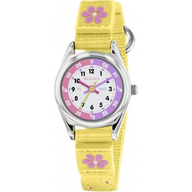 Girls Analogue Classic Quartz Watch with Textile Strap TK0155