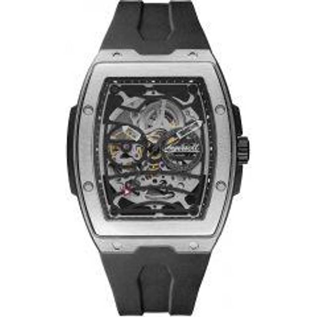 Ingersoll 1892 The Challenger Automatic I12301 - Herr - 45 mm - Analogt - Automatiskt - Mineralglas - Black/Silver (22 mm)