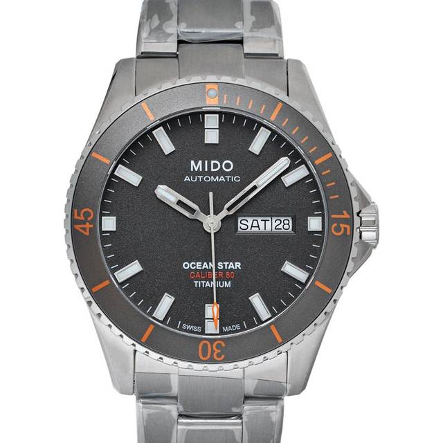 Mido Ocean Star 200 Anthracite Dial Automatic Diver's M026.430.44.061.00 M0264304406100 200M Men's Watch black
