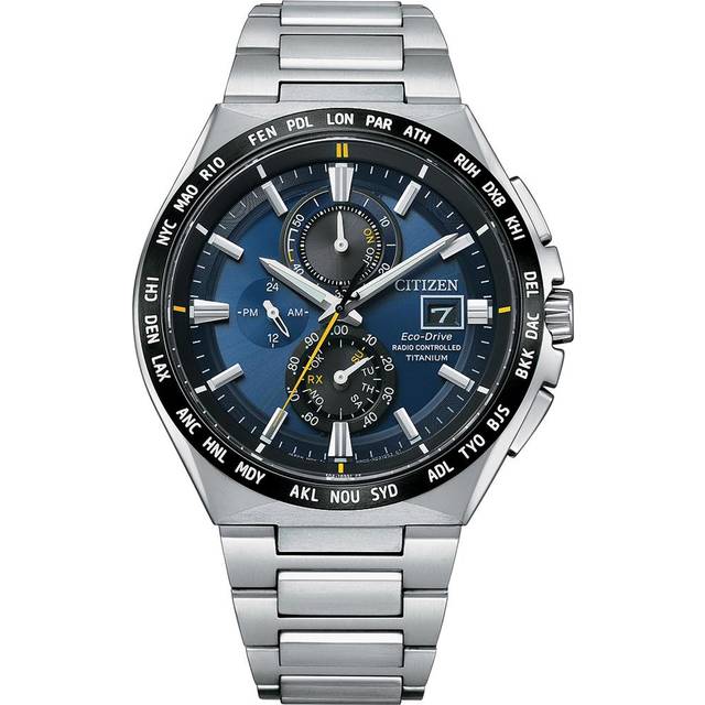 Citizen Mens Silver Watch AT8234-85L Titanium - One Size
