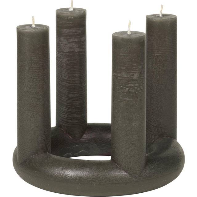 Broste Copenhagen - Lucille Adventsljus 18 cm Grön