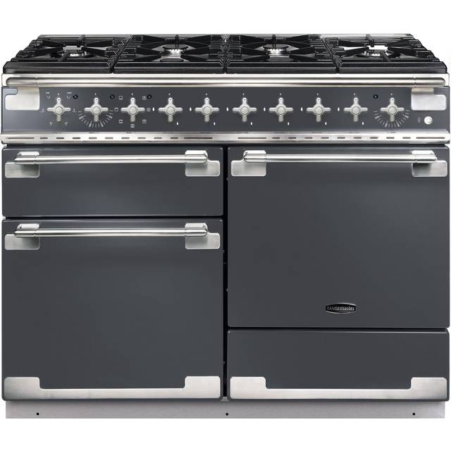 Rangemaster Elise ELS110DFFSL 110cm Dual Fuel Range Cooker - Slate - A/A Rated