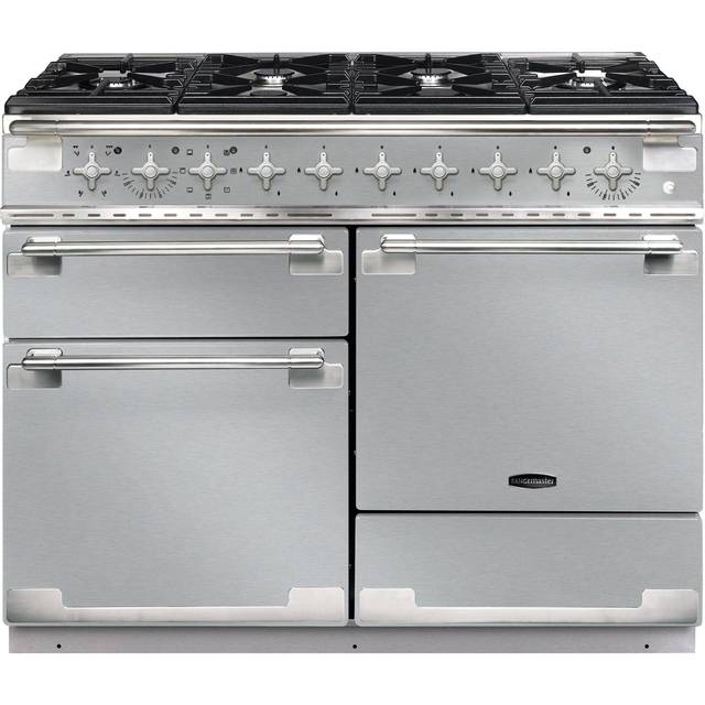 Rangemaster ELS110DFFSS Elise 110cm Range Cooker, Dual Fuel