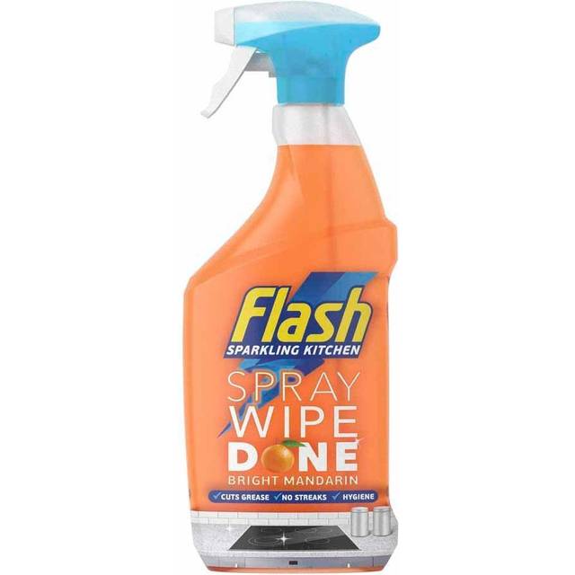 Flash Spray Wipe Done Bright Mandarin Cleaning Spray 800ml