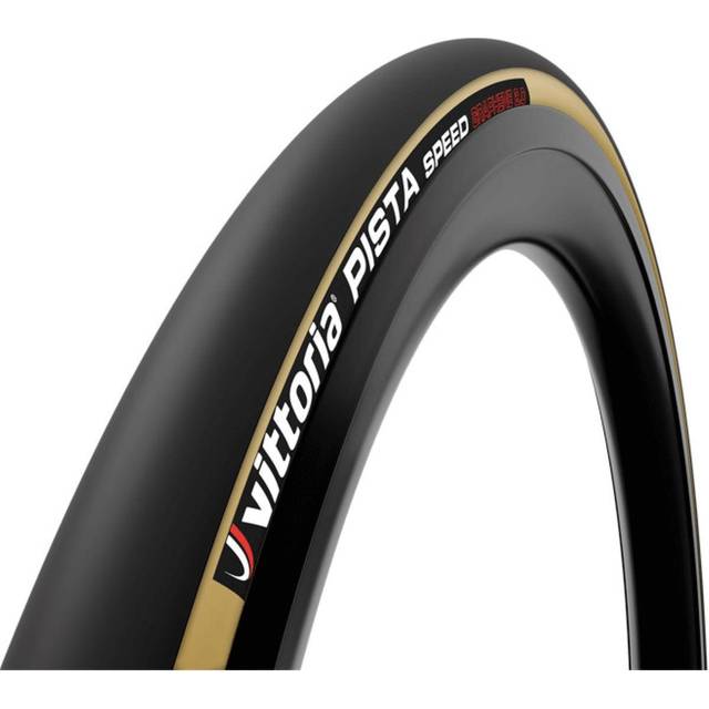 Vittoria Pista Speed Tubular Track Tyre - Black/Tan