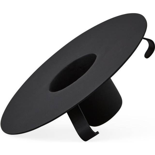 Design Letters Candle Holder Black 1 pcs