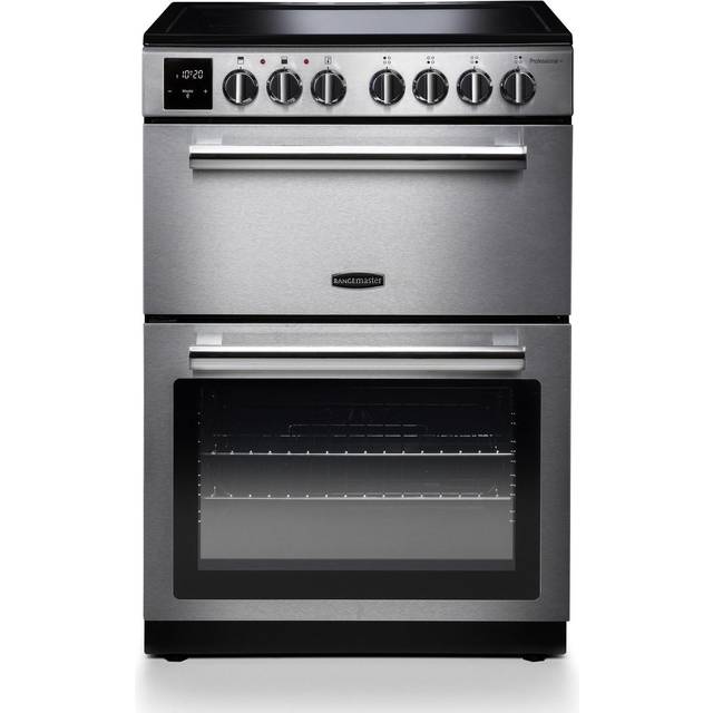 Rangemaster Professional Plus 60 PROPL60EISS/C 60cm Electric Cooker with Induction Hob - Stainless Steel / Chrome - A/A Rated