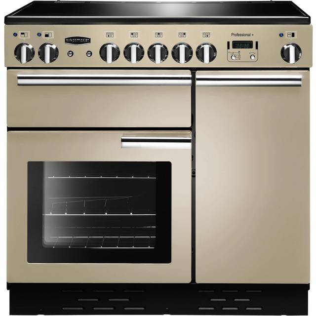 Rangemaster Professional Plus PROP90ECCR/C 90cm Electric Range Cooker with Ceramic Hob - Cream - A/A Rated