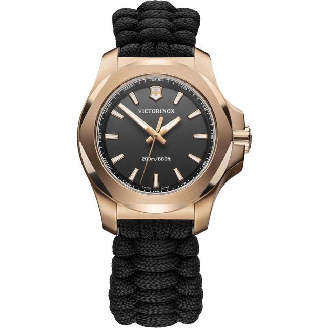 Victorinox Swiss Army Watch I.N.O.X. V Black Rose Gold - Black