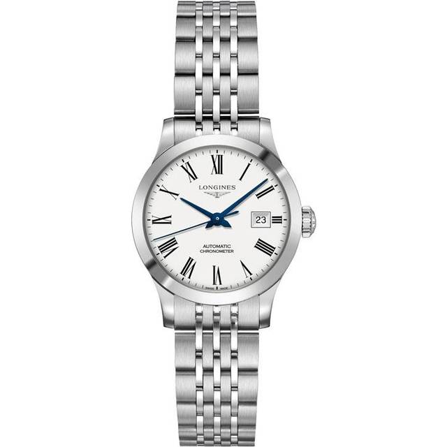 Longines Watch Record Ladies - White