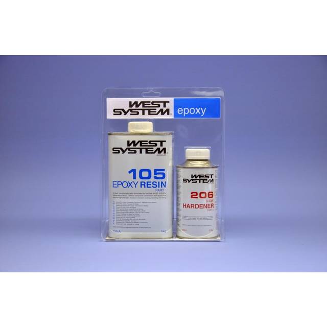 WEST SYSTEM A-Pack EPOXY - Epoxypaket (Typ Av Härdare: 206 Långsam)