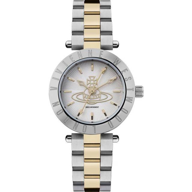Vivienne Westwood Westbourne 36mm Stainless Steel and Yellow Gold Tone Ladies Watch