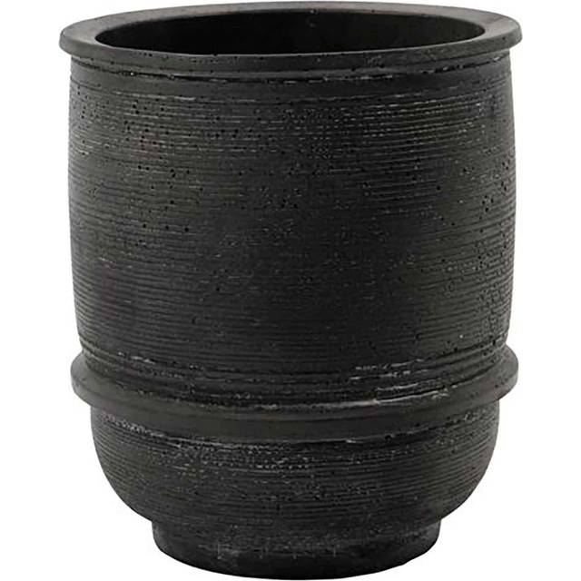 Ground Pot White, Ø14 cm H16 cm