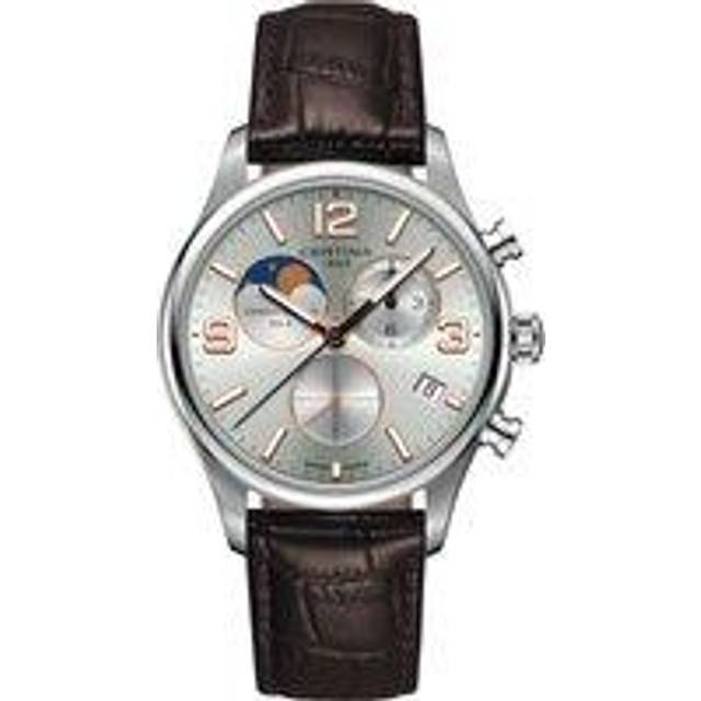 Urban DS-8 Moon Phase 42mm Mens Watch Silver