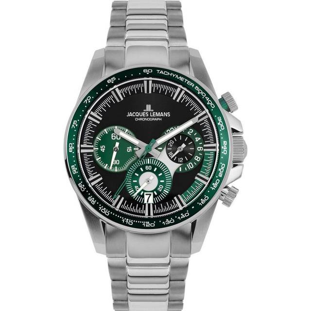 Jacques Lemans 1-2127G Liverpool Chronograph Herrenuhr 40mm 10ATM