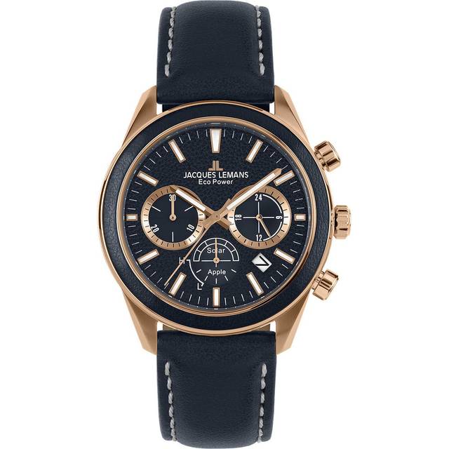 Jacques Lemans 1-2115E Eco Power Apple Herrenuhr 44mm 10ATM